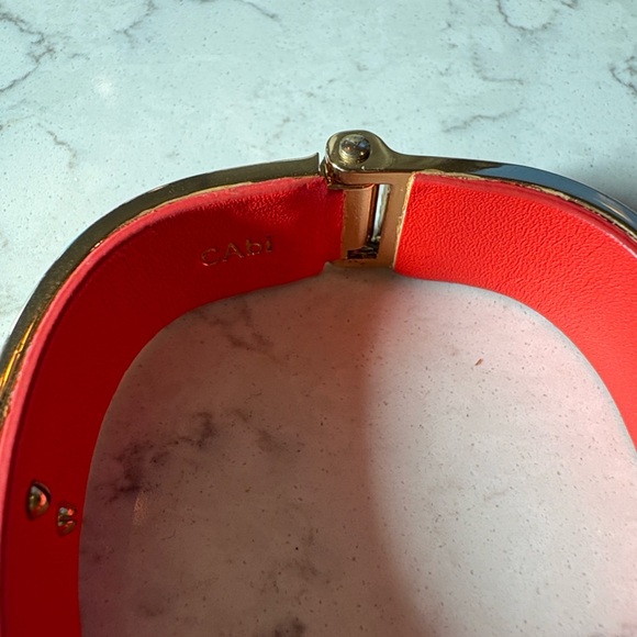 CAbi Gold and Red Bracelet - Picture 4 of 4
